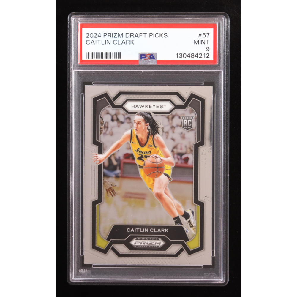 Caitlin Clark 2024 Panini Prizm Draft Picks #57 RC (PSA 9) at PristineAuction.com