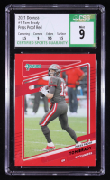 Tom Brady 2021 Donruss Press Proof Red #1 (CSG 9) at PristineAuction.com