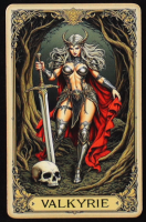 "Valkyrie" Torocard 1 Oz. .9999 Fine Colorized Copper Card at PristineAuction.com