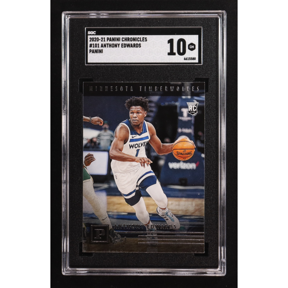 Anthony Edwards 2020-21 Panini Chronicles Panini #101 RC (SGC 10) at PristineAuction.com