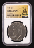 1978 Eisenhower Silver $1 Dollar (NGC BRILLIANT UNC) at PristineAuction.com