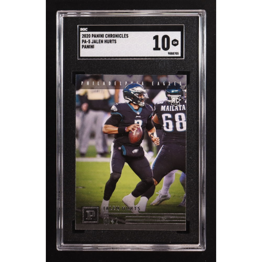 Jalen Hurts 2020 Panini Chronicles Panini #PA-5 RC (SGC 10) at PristineAuction.com
