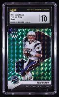 Tom Brady 2021 Panini Mosaic Mosaic Green #137 (CSG 10) at PristineAuction.com