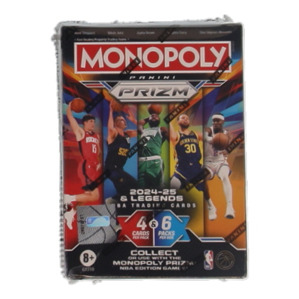 2024/25 Panini Prizm Monopoly Basketball Blaster Box With (6) Packs at PristineAuction.com 2024/25 Panini Prizm Monopoly Basketball Blaster Box With (6) Packs at PristineAuction.com