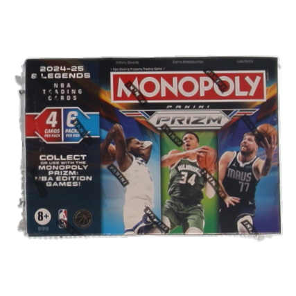 2024/25 Panini Prizm Monopoly Basketball Blaster Box With (6) Packs at PristineAuction.com 2024/25 Panini Prizm Monopoly Basketball Blaster Box With (6) Packs at PristineAuction.com