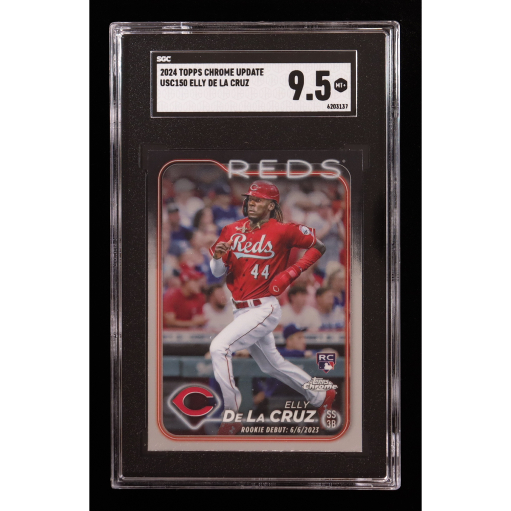 Elly De La Cruz 2024 Topps Chrome Update #USC150 RC (SGC 9.5) at PristineAuction.com