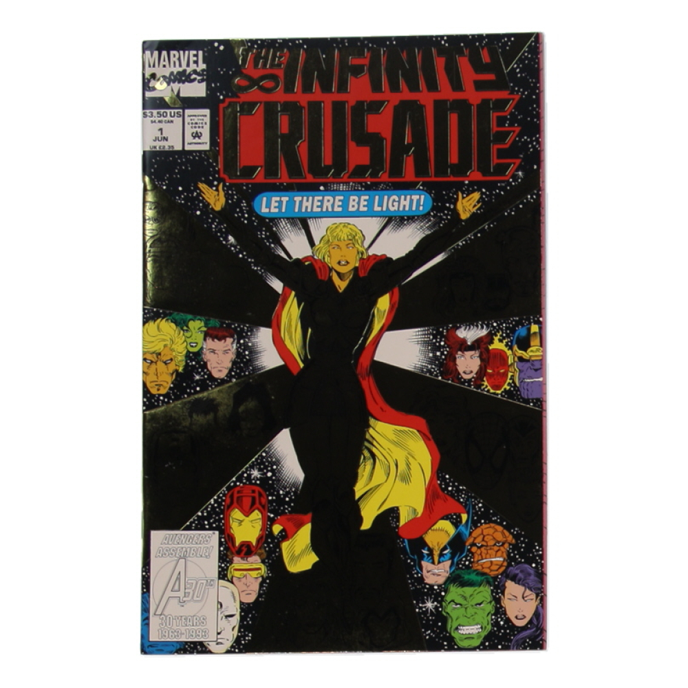 1993 "The Infinity Crusade" Issue #1 Marvel Comic Book at PristineAuction.com