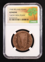 1968 Ireland Penny - "Lucky Irish Penny" (NGC Brilliant Uncirculated) at PristineAuction.com