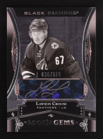 Lawson Crouse 2016-17 Black Diamond Rookie Gems Pure Black Signatures #RGLC #090/199 RC at PristineAuction.com