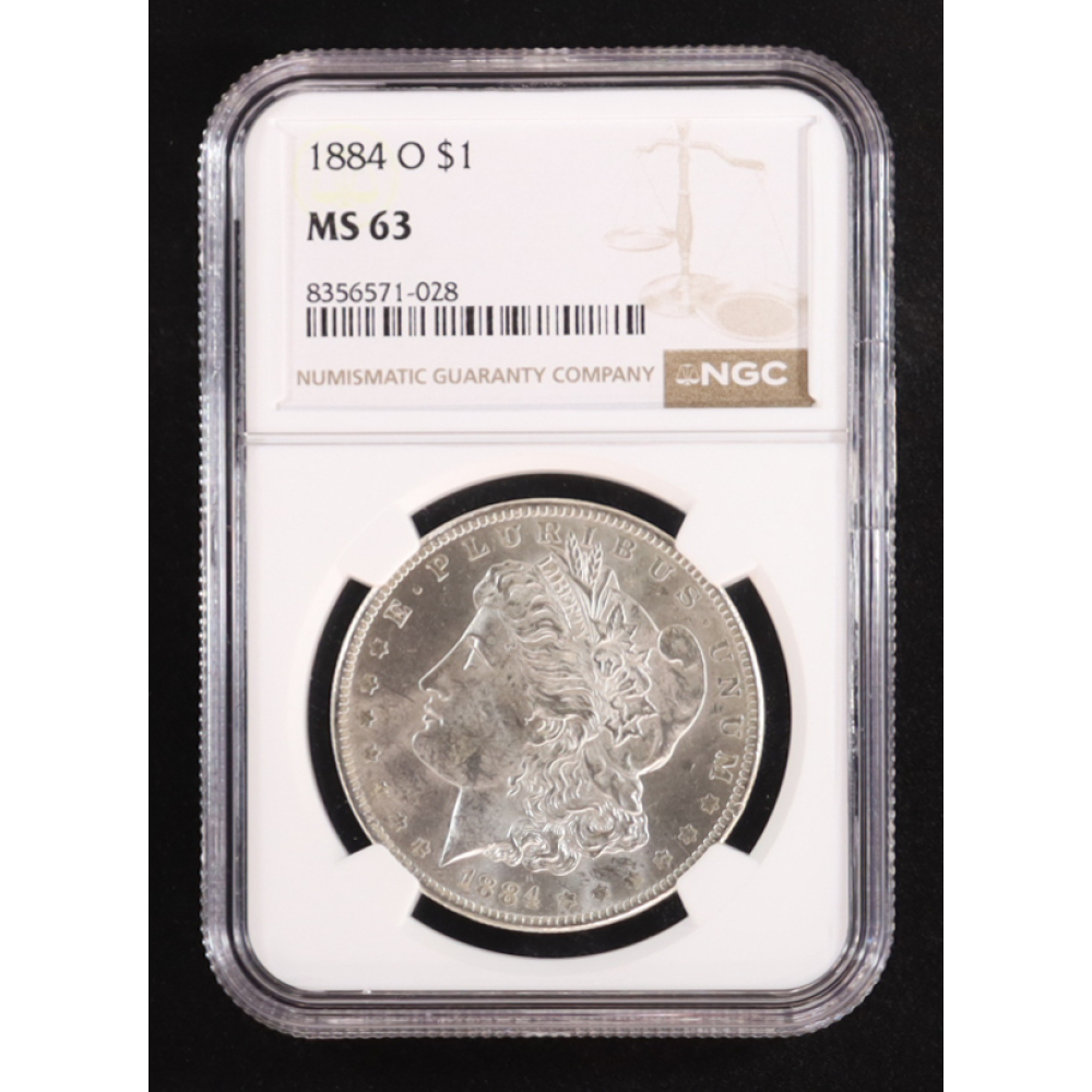 1884-O Morgan Silver $1 Dollar (NGC MS63) at PristineAuction.com