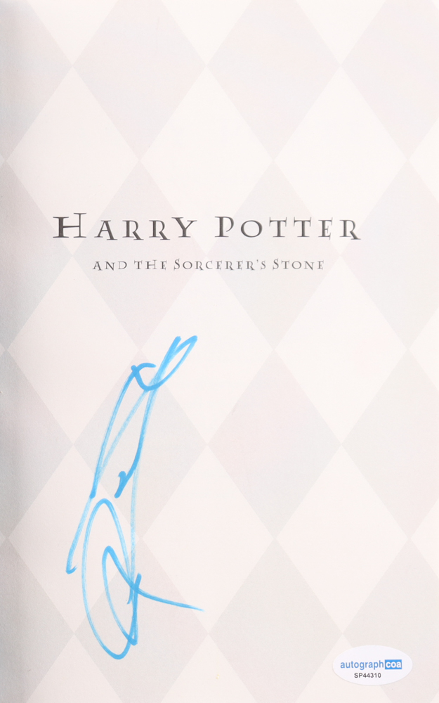 Daniel Radcliffe Signed "Harry Potter and the Sorcerer's Stone" Hardcover Book (ACOA) at PristineAuction.com Daniel Radcliffe Signed "Harry Potter and the Sorcerer's Stone" Hardcover Book (ACOA) at PristineAuction.com
