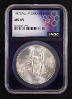 1978 - Mo Mexico Silver 100 Pesos (NGC MS65) at PristineAuction.com