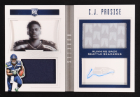 C.J. Prosise 2016 Panini Playbook Rookie Playbook Booklet Jersey Autographs Gold #118 #38/99 RC at PristineAuction.com