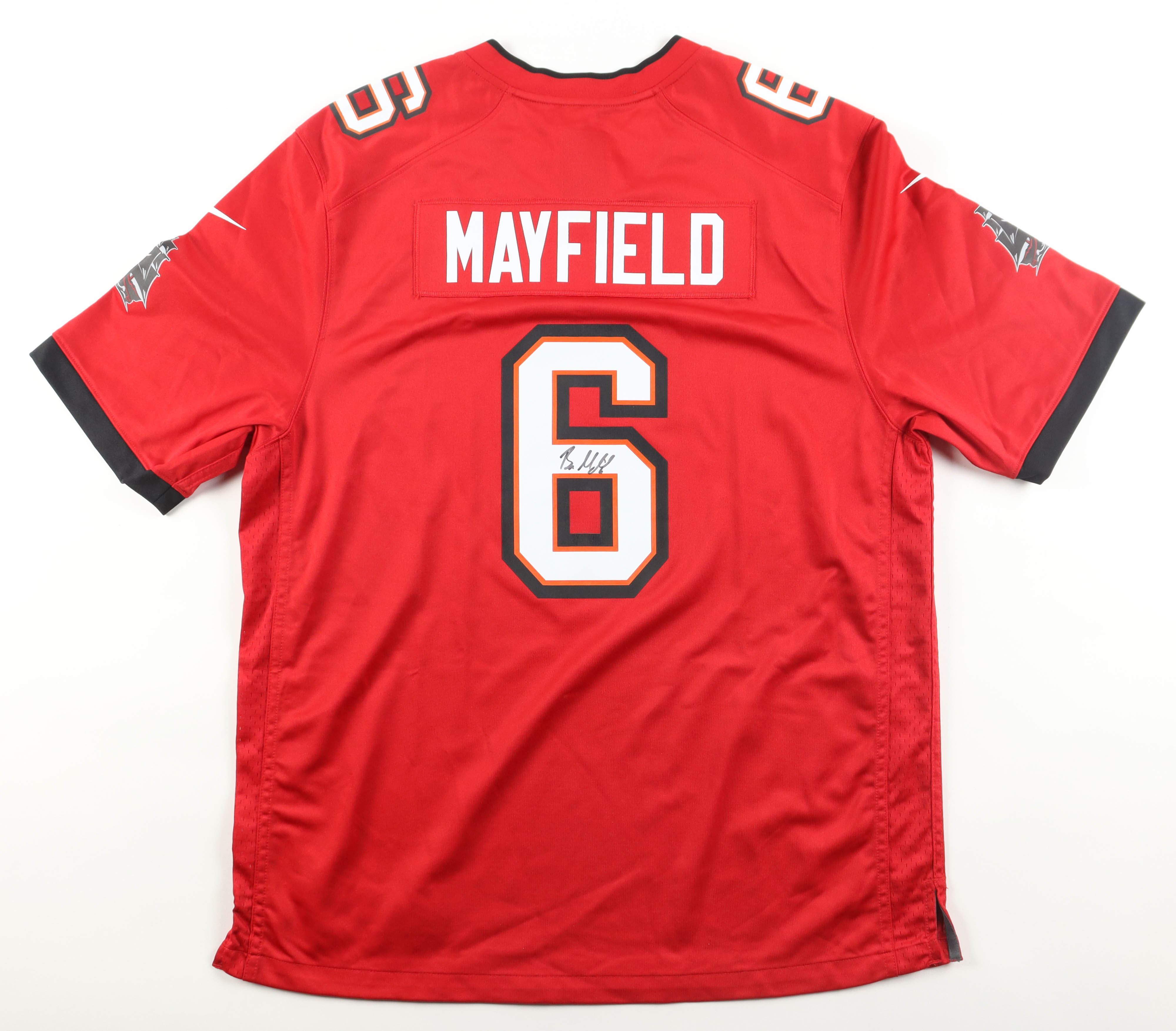 Baker Mayfield Signed Buccaneers Nike Authentic Jersey (Beckett) at PristineAuction.com Baker Mayfield Signed Buccaneers Nike Authentic Jersey (Beckett) at PristineAuction.com