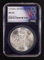 1978 - Mo Mexico Silver 100 Pesos (NGC MS65) at PristineAuction.com