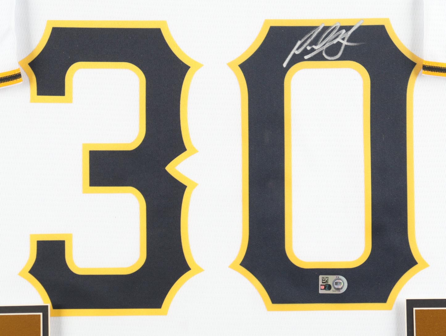 Paul Skenes Signed Custom Framed Jersey Display with 2025 Rookie of the Year Pin & Stat Plaque (MLB) at PristineAuction.com Paul Skenes Signed Custom Framed Jersey Display with 2025 Rookie of the Year Pin & Stat Plaque (MLB) at PristineAuction.com