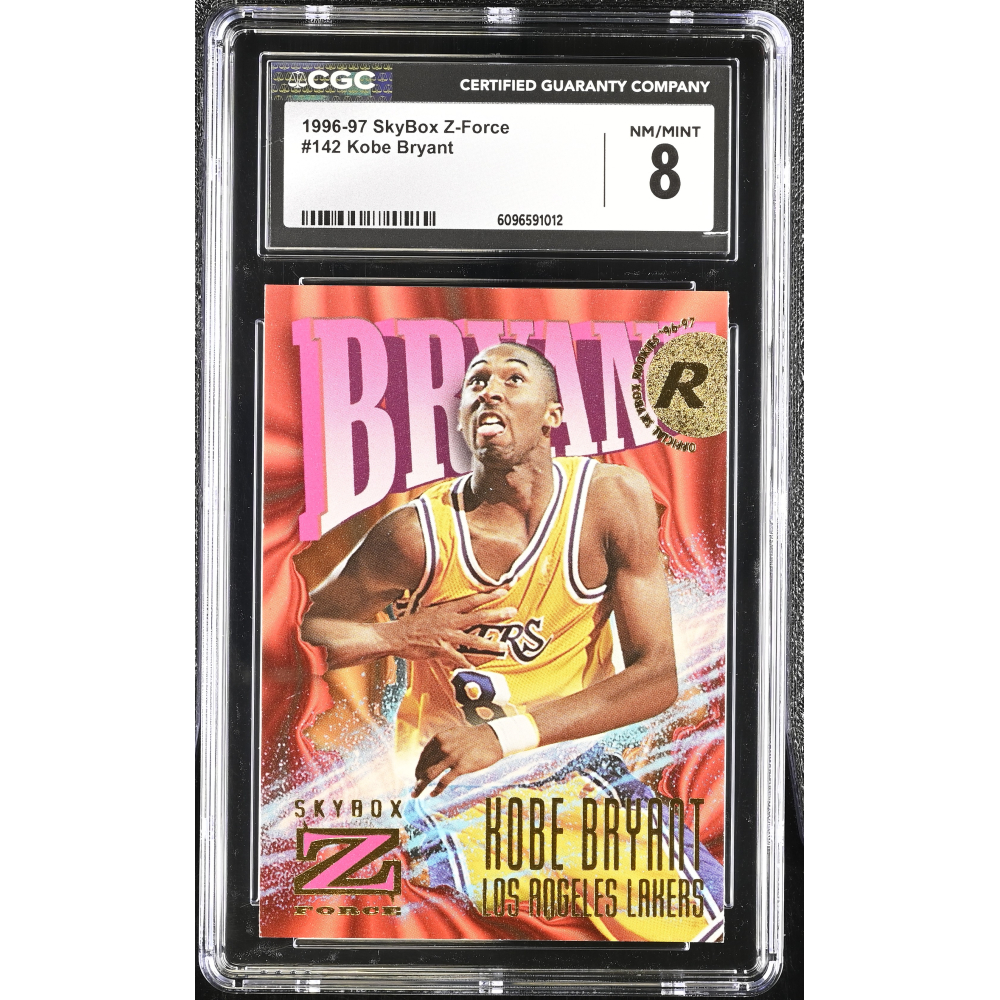 Kobe Bryant 1996-97 SkyBox Z-Force #142 RC (CGC 8) at PristineAuction.com