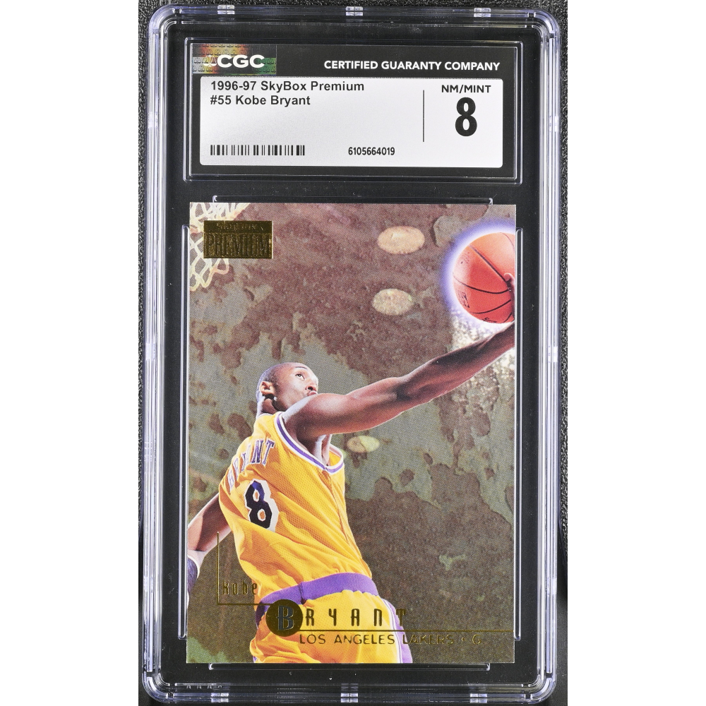 Kobe Bryant 1996-97 SkyBox Premium #55 RC (CGC 8) at PristineAuction.com