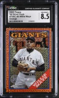Willie Mays 2023 Topps '88 Silver Pack Orange #T88C-46 #17/25 (CGC 8.5) at PristineAuction.com