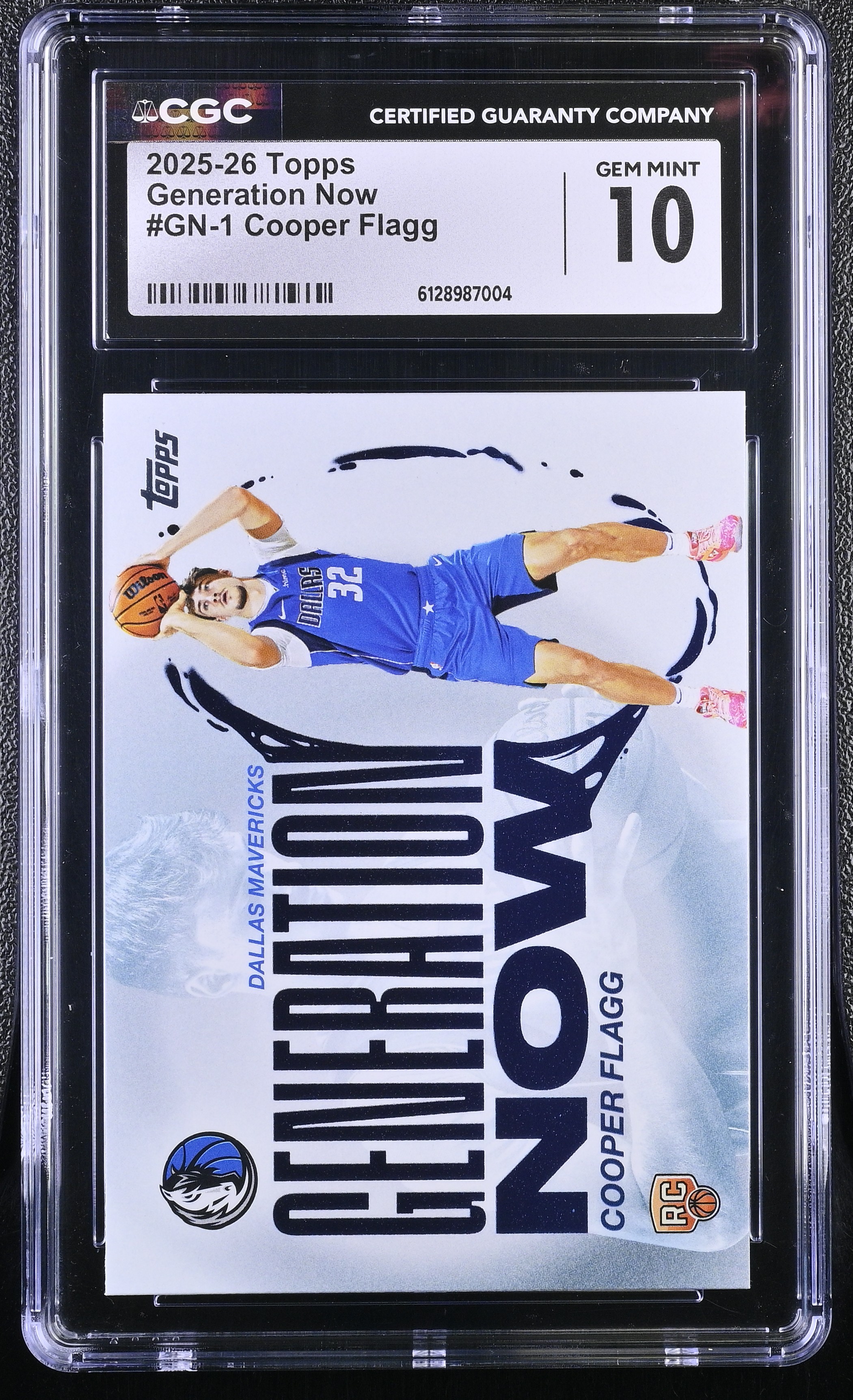 Cooper Flagg 2025-26 Topps Generation Now #GN-1 RC (CGC 10) at PristineAuction.com Cooper Flagg 2025-26 Topps Generation Now #GN-1 RC (CGC 10) at PristineAuction.com