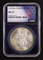 1978 - Mo Mexico Silver 100 Pesos (NGC MS65) at PristineAuction.com