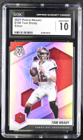 Tom Brady 2021 Panini Mosaic Silver #186 (CGC 10) at PristineAuction.com