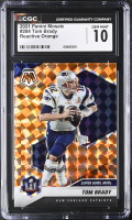 Tom Brady 2021 Panini Mosaic Reactive Orange #284 (CGC 10) at PristineAuction.com