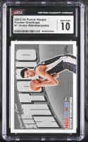 Victor Wembanyama 2023-24 Panini Hoops Rookie Greetings #1 RC (CGC 10) at PristineAuction.com