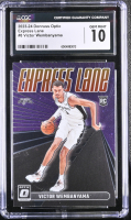 Victor Wembanyama 2023-24 Donruss Optic Express Lane #8 RC (CGC 10) at PristineAuction.com