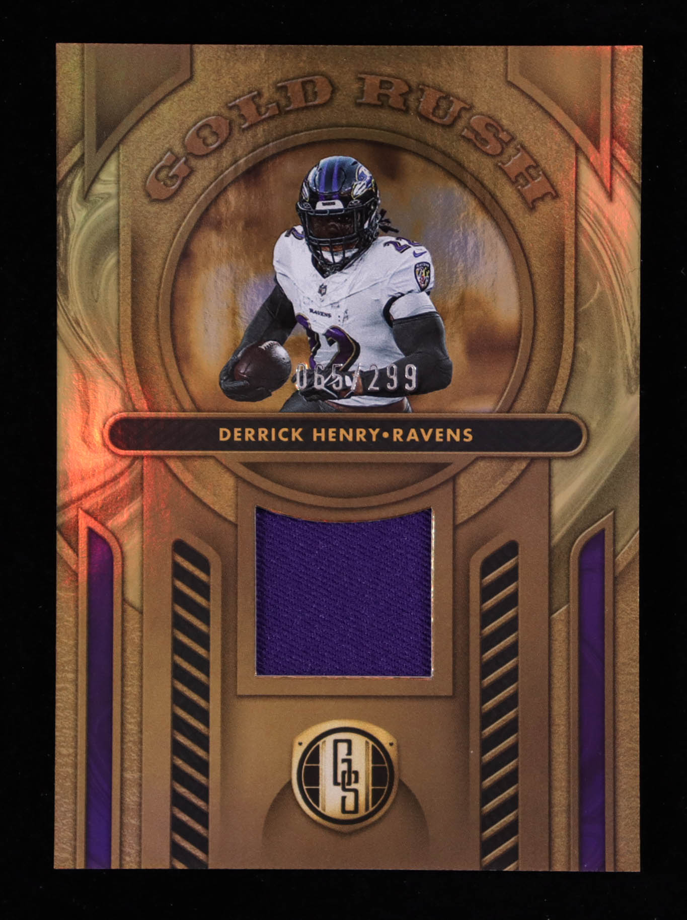 Derrick Henry 2024 Panini Gold Standard Gold Rush Jerseys #2 #065/299 at PristineAuction.com Derrick Henry 2024 Panini Gold Standard Gold Rush Jerseys #2 #065/299 at PristineAuction.com