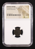 Roman Empire - ConstantiuslI, AD 337-361 AE4 (BI Nummus) (NGC) at PristineAuction.com