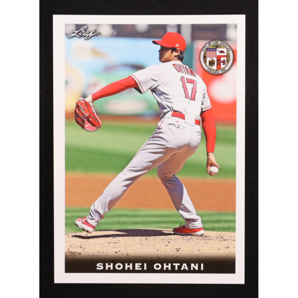 Shohei Ohtani 2018 Leaf National Convention Shohei Ohtani #Rookie02 RC at PristineAuction.com