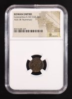 Roman Empire - Constantius II, AD 337-361 AE4 (BI Nummus) (NGC) at PristineAuction.com