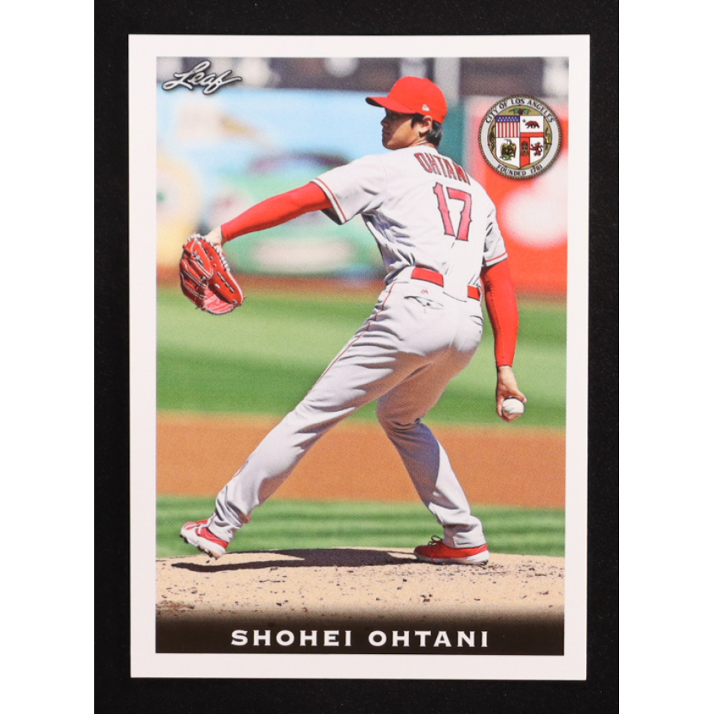 Shohei Ohtani 2018 Leaf National Convention Shohei Ohtani #Rookie02 RC at PristineAuction.com