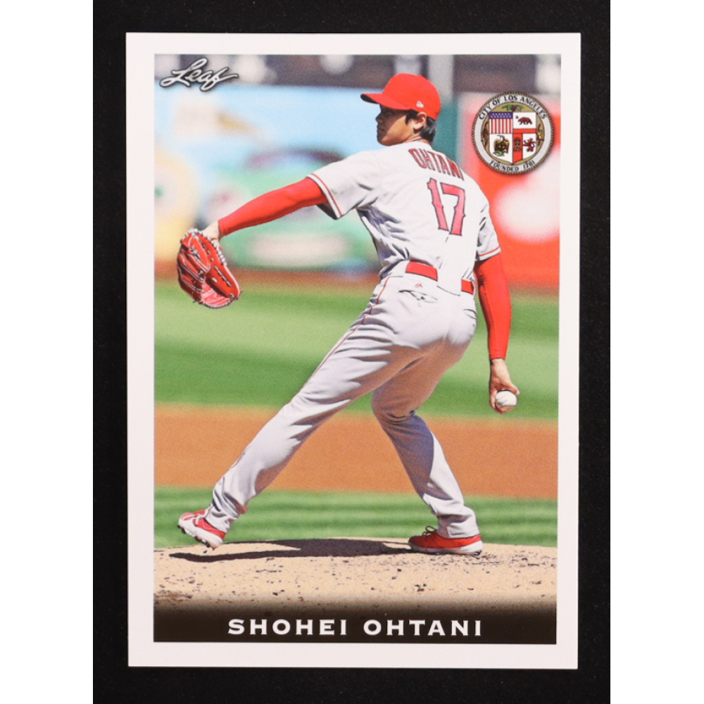 Shohei Ohtani 2018 Leaf National Convention Shohei Ohtani #Rookie02 RC at PristineAuction.com