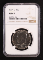 1974-D Kennedy 50C Half Dollar (NGC MS65) at PristineAuction.com