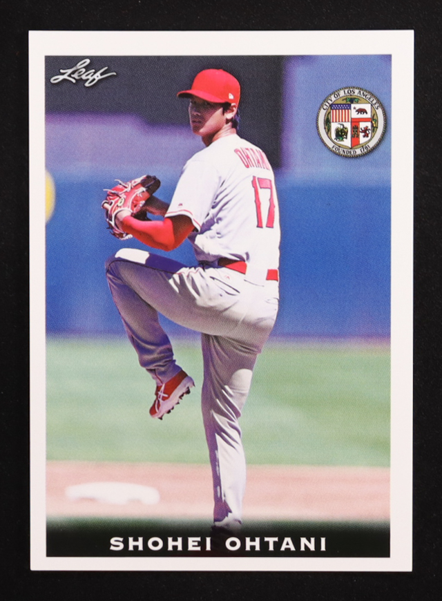 Shohei Ohtani 2018 Leaf National Convention Shohei Ohtani #Rookie04 RC at PristineAuction.com Shohei Ohtani 2018 Leaf National Convention Shohei Ohtani #Rookie04 RC at PristineAuction.com