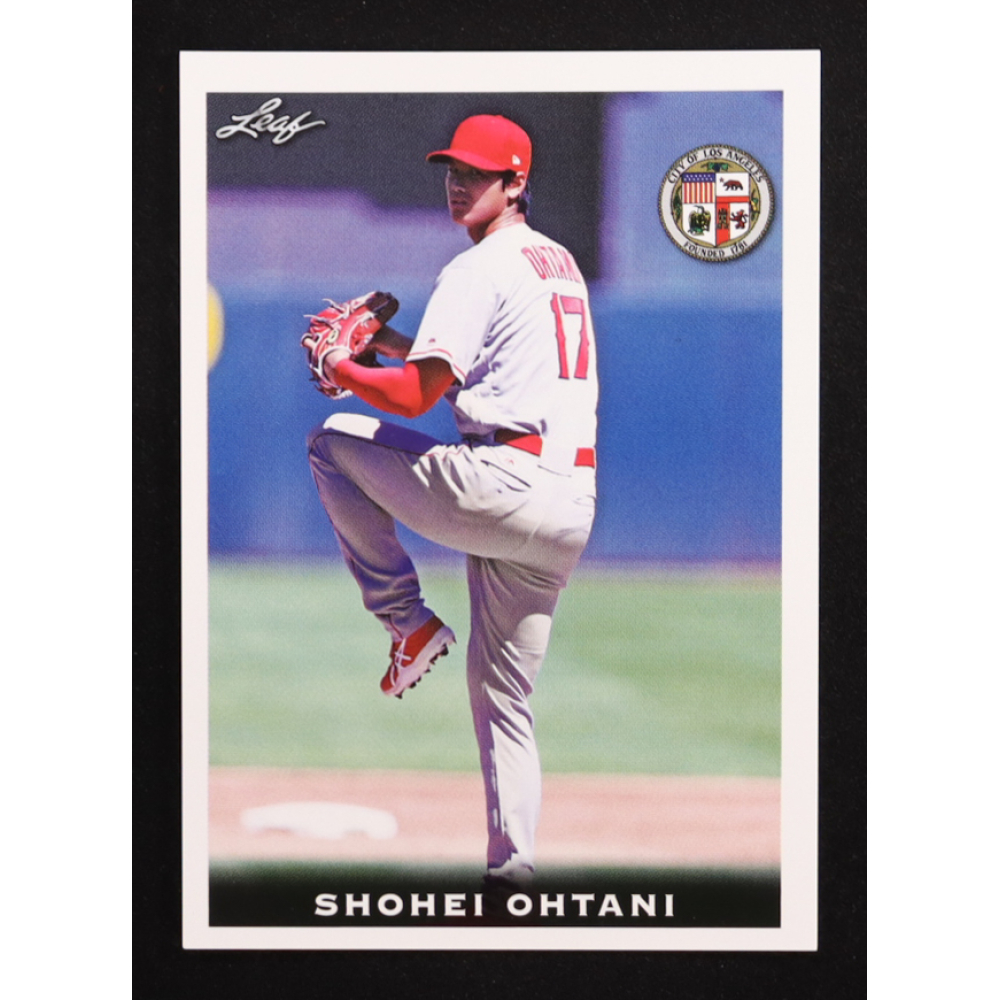Shohei Ohtani 2018 Leaf National Convention Shohei Ohtani #Rookie04 RC at PristineAuction.com