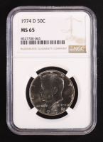 1974-D Kennedy 50C Half Dollar (NGC MS65) at PristineAuction.com
