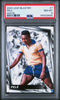 Pele 2024 Leaf Blaster White #7 (PSA 8) at PristineAuction.com