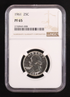 1961 Washington 25C Proof Silver Quarter (NGC PF65) at PristineAuction.com