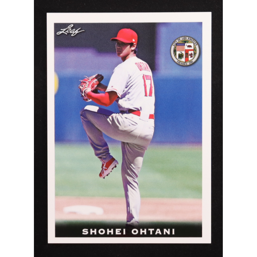 Shohei Ohtani 2018 Leaf National Convention Shohei Ohtani #Rookie04 RC at PristineAuction.com