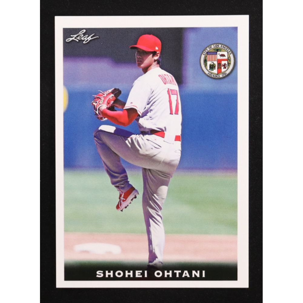 Shohei Ohtani 2018 Leaf National Convention Shohei Ohtani #Rookie04 RC at PristineAuction.com
