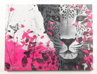 Tadas Zaicikas (TedyZet) "Pink Whisper" Original Painting on Wrapped Canvas (Zaicikas) at PristineAuction.com