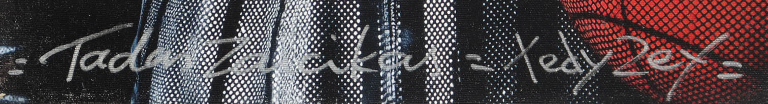 Tadas Zaicikas (TedyZet) "Game Face" Original Painting on Wrapped Canvas (Zaicikas) at PristineAuction.com Tadas Zaicikas (TedyZet) "Game Face" Original Painting on Wrapped Canvas (Zaicikas) at PristineAuction.com