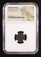 Roman Empire- Constantius II, AD 337-361 AE4 (BI Nummus) (NGC) at PristineAuction.com