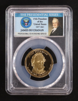 2010-S U.S. Presidential Proof $1 Dollar Coin - James Buchanan 15th President (PCGS PR69DCAM) at PristineAuction.com