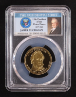 2010-S U.S. Presidential Proof $1 Dollar Coin - James Buchanan 15th President (PCGS PR69DCAM) at PristineAuction.com