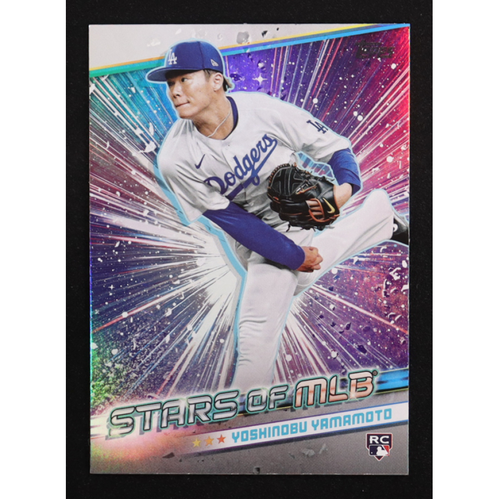 Yoshinobu Yamamoto 2024 Topps Stars of MLB #SMLB57 RC at PristineAuction.com