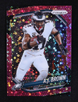 A.J. Brown 2025 Panini Prizm Prizms No Huddle Pink #253 #05/25 at PristineAuction.com